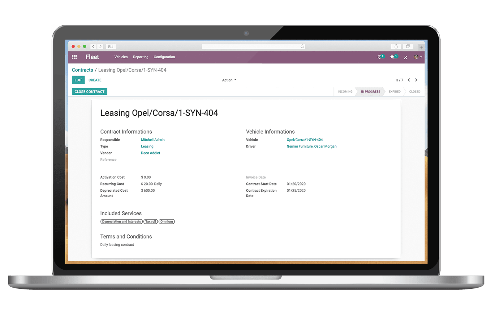 Leasing and contracts