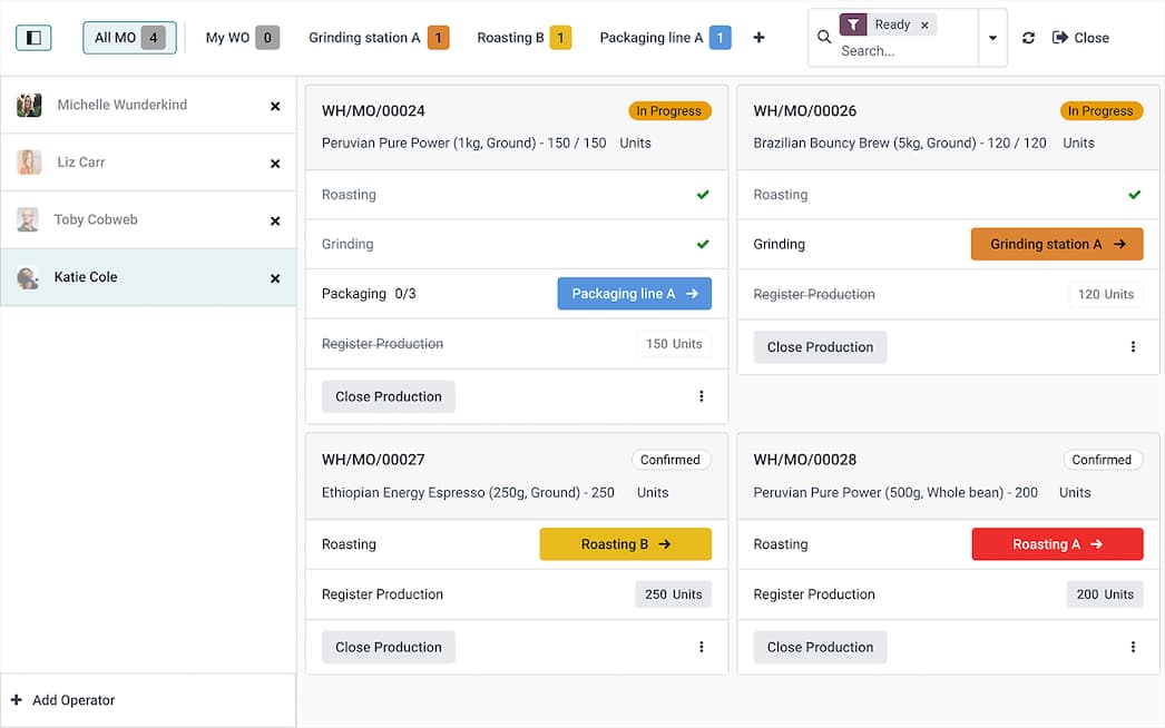 Odoo Manufacturing
