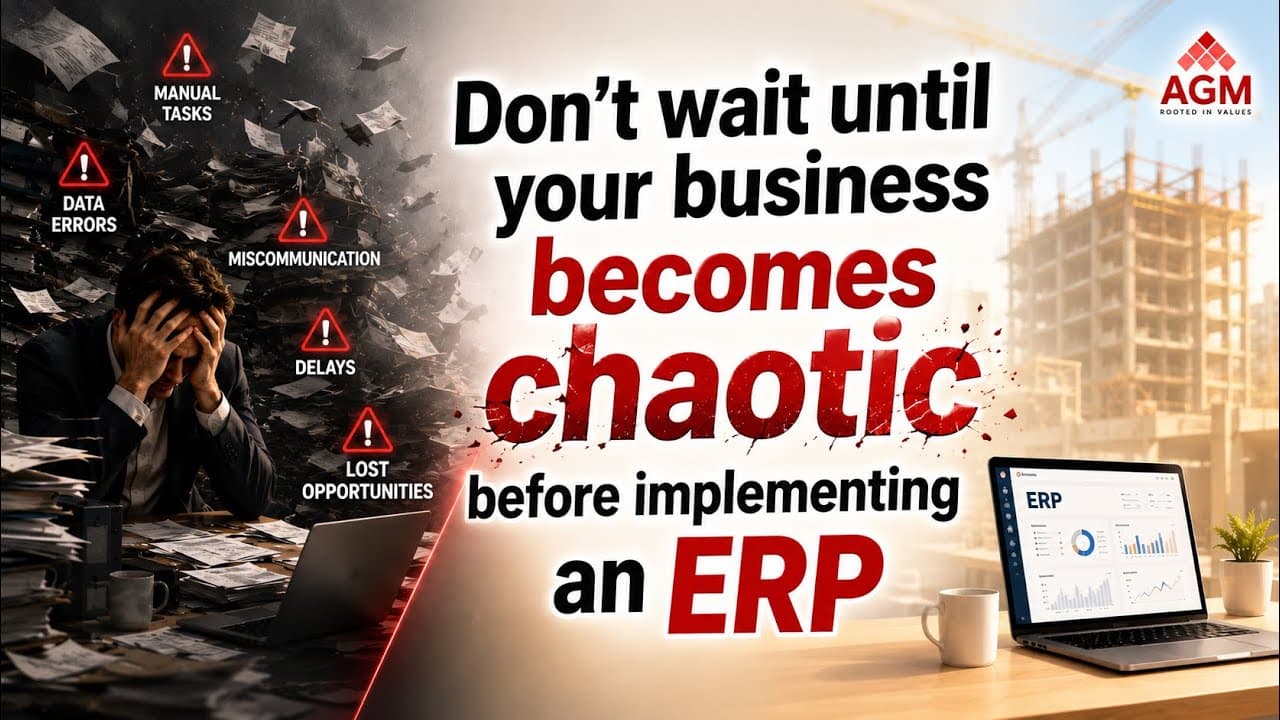 Don’t wait until your business become chaotic Before implementing an ERP