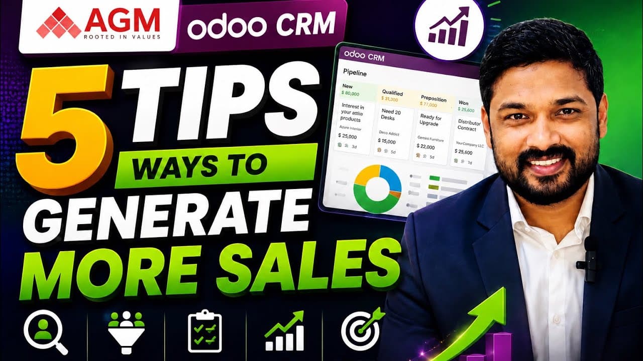 Odoo CRM Tips | 5 Ways to Generate More Sales