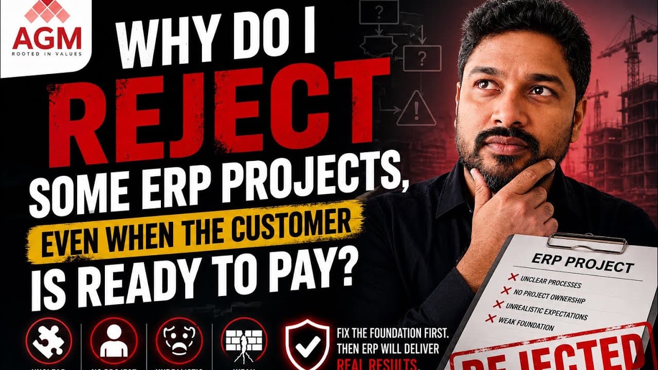 Why do I reject some ERP projects, even when the customer is ready to pay?