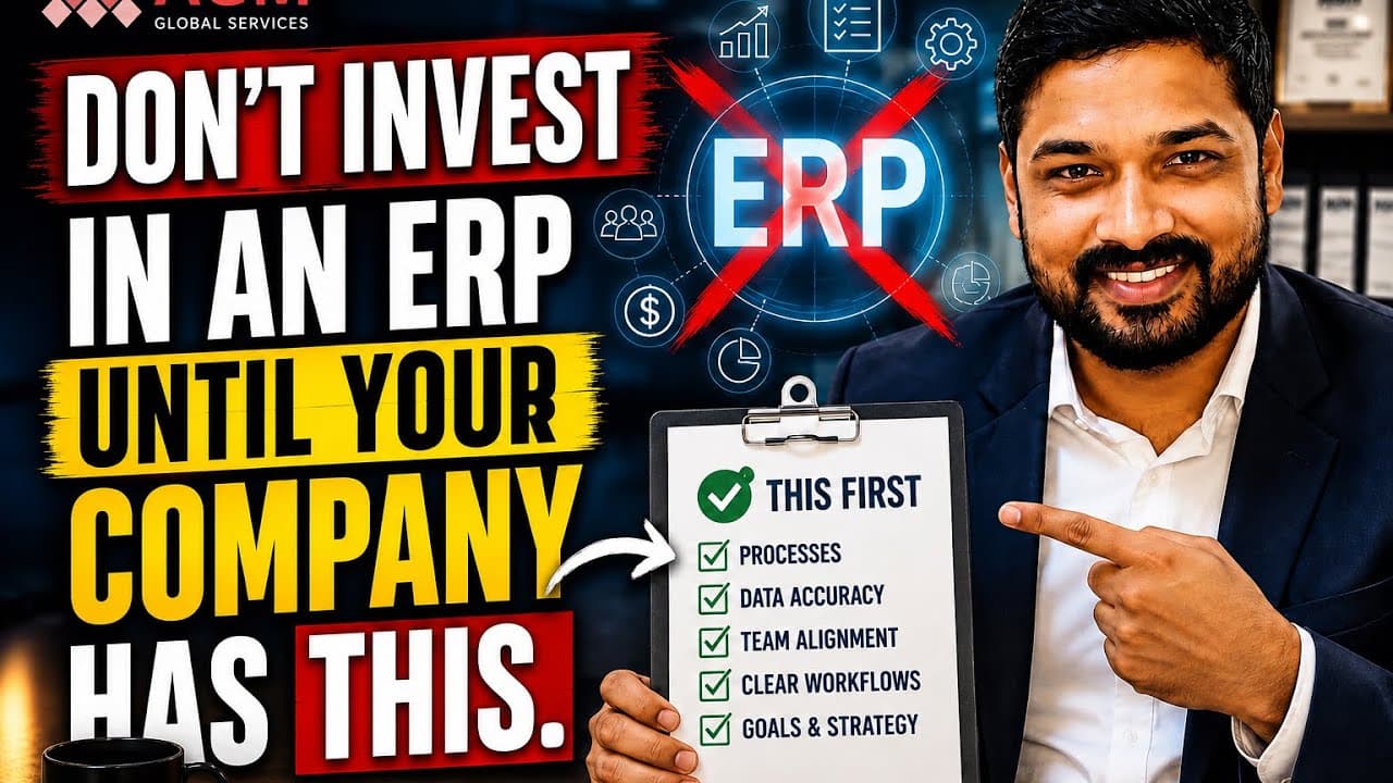 Don’t invest in an ERP until your company has this.