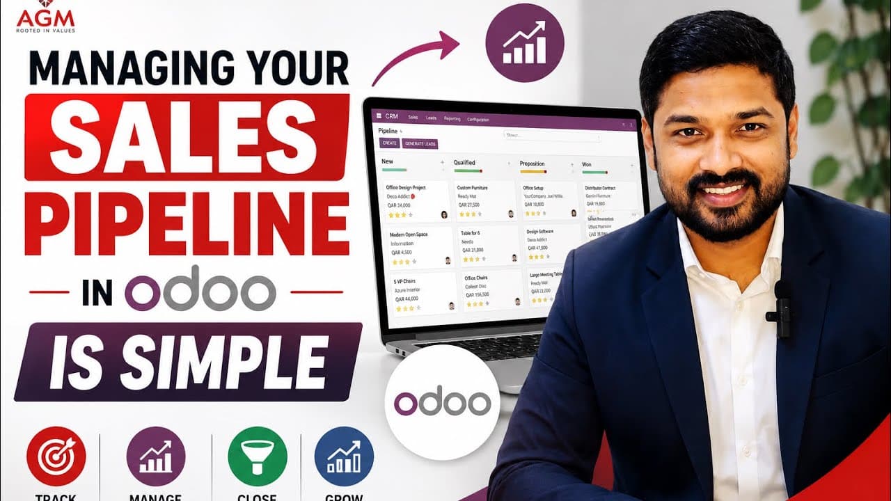 Managing sales pipeline in odoo is simple