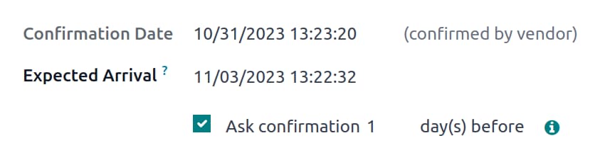 Automated vendor purchase orders